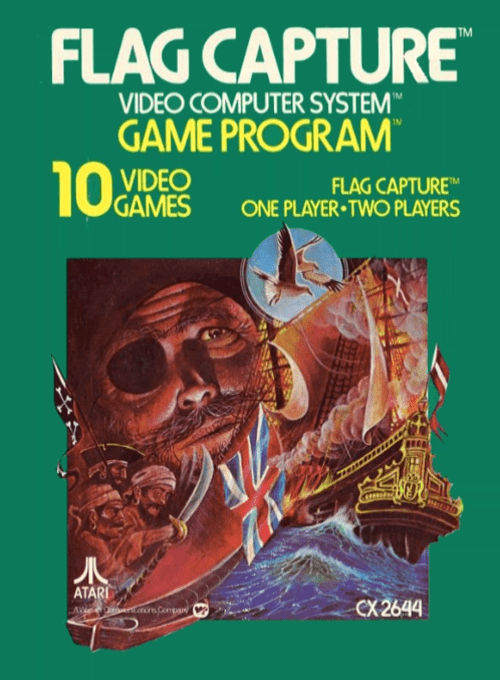 Flag Capture box art for Atari 2600